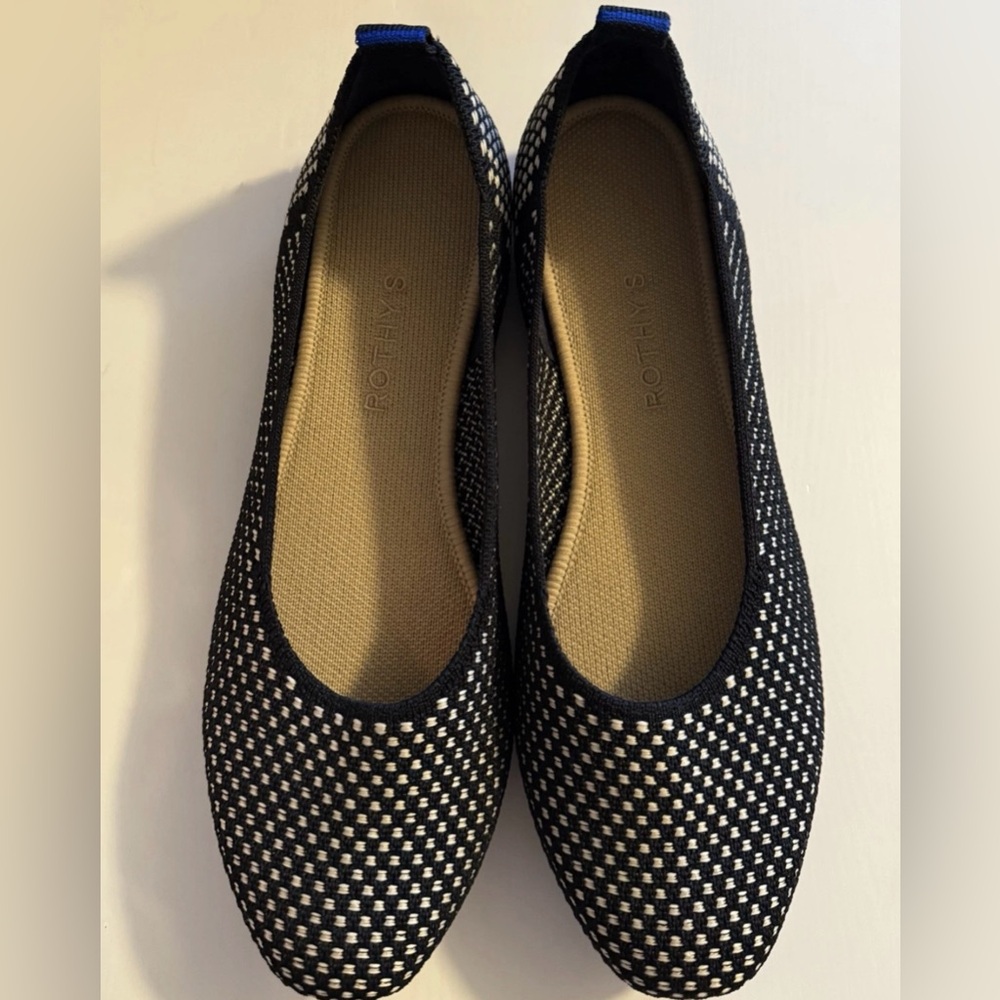 Rothy’s Size W 10 Noir Black  And Cream